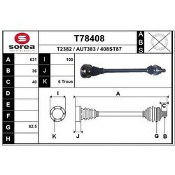 Hnací hriadeľ EAI T78408