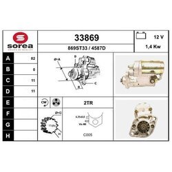 Štartér EAI 33869
