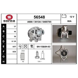 Alternátor EAI 56548