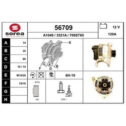 Alternátor EAI 56709