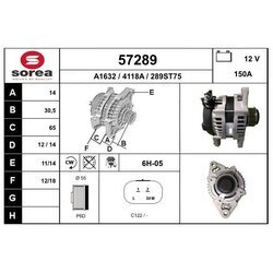 Alternátor EAI 57289