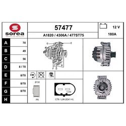 Alternátor EAI 57477