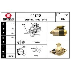 Štartér EAI 11849