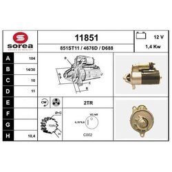 Štartér EAI 11851