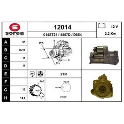 Štartér EAI 12014