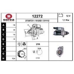Štartér EAI 12272