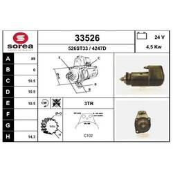 Štartér EAI 33526