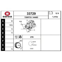 Štartér EAI 33729