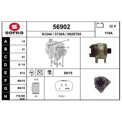 Alternátor EAI 56902