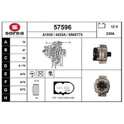 Alternátor EAI 57596
