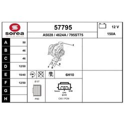 Alternátor EAI 57795