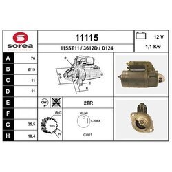 Štartér EAI 11115