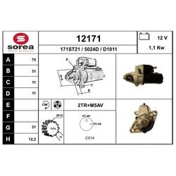 Štartér EAI 12171