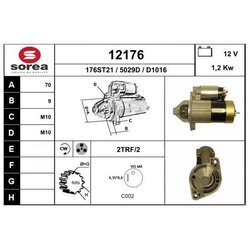 Štartér EAI 12176