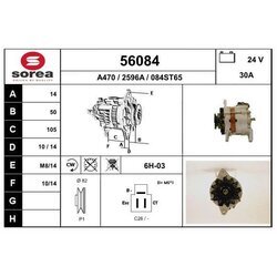 Alternátor EAI 56084