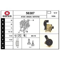Alternátor EAI 56387