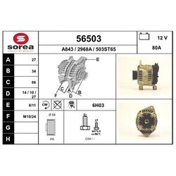 Alternátor EAI 56503