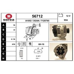 Alternátor EAI 56712