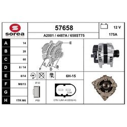 Alternátor EAI 57658
