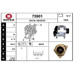 Alternátor EAI 75901