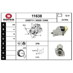 Štartér EAI 11638
