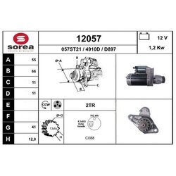 Štartér EAI 12057
