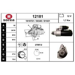 Štartér EAI 12181