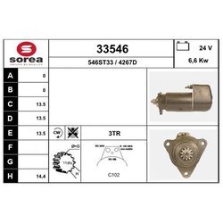 Štartér EAI 33546