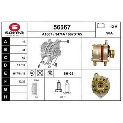 Alternátor EAI 56667