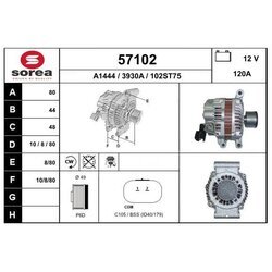 Alternátor EAI 57102