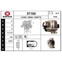 Alternátor EAI 57160