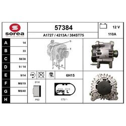 Alternátor EAI 57384