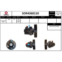 Hydraulické čerpadlo pre riadenie EAI SOR4360110