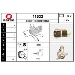Štartér EAI 11633