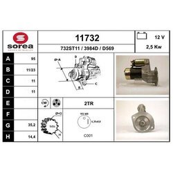 Štartér EAI 11732