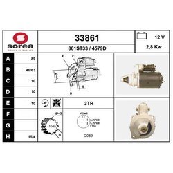 Štartér EAI 33861