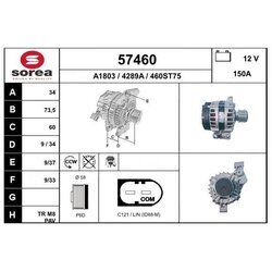 Alternátor EAI 57460