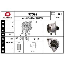 Alternátor EAI 57599