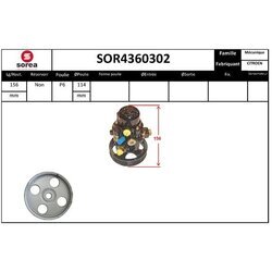 Hydraulické čerpadlo pre riadenie EAI SOR4360302