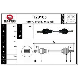 Hnací hriadeľ EAI T29185