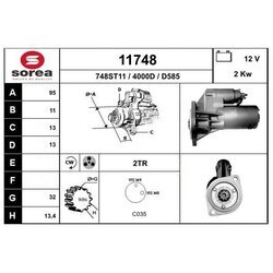 Štartér EAI 11748