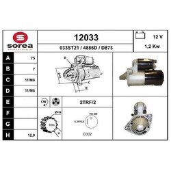 Štartér EAI 12033