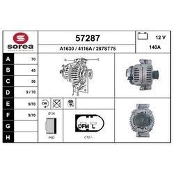 Alternátor EAI 57287