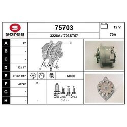 Alternátor EAI 75703