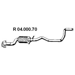 Výfukové potrubie EBERSPÄCHER 04.000.70