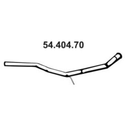 Výfukové potrubie EBERSPÄCHER 54.404.70