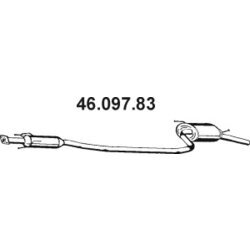 Koncový tlmič výfuku EBERSPÄCHER 46.097.83