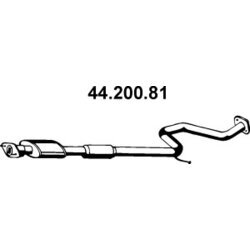 Stredný tlmič výfuku EBERSPÄCHER 44.200.81