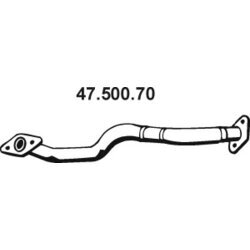 Výfukové potrubie EBERSPÄCHER 47.500.70