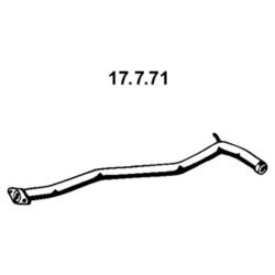 Výfukové potrubie EBERSPÄCHER 17.7.71